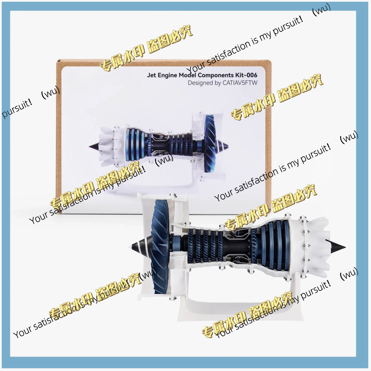 Model Kit Jet Engine - Kit Componenti per Modello di Motore
