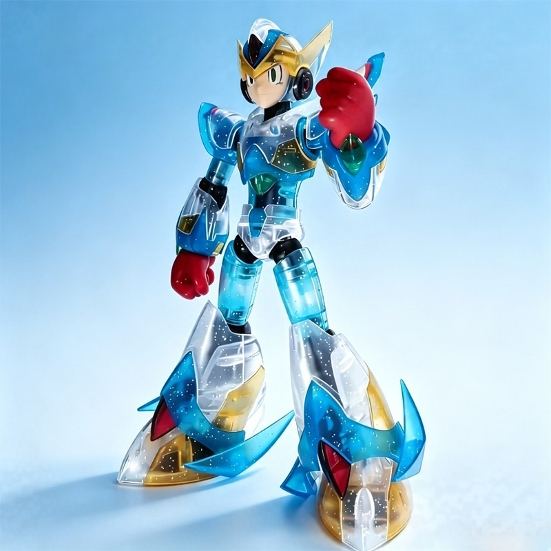 Mega Man X Model Kit - Versione Colore Trasparente SS Mega Man