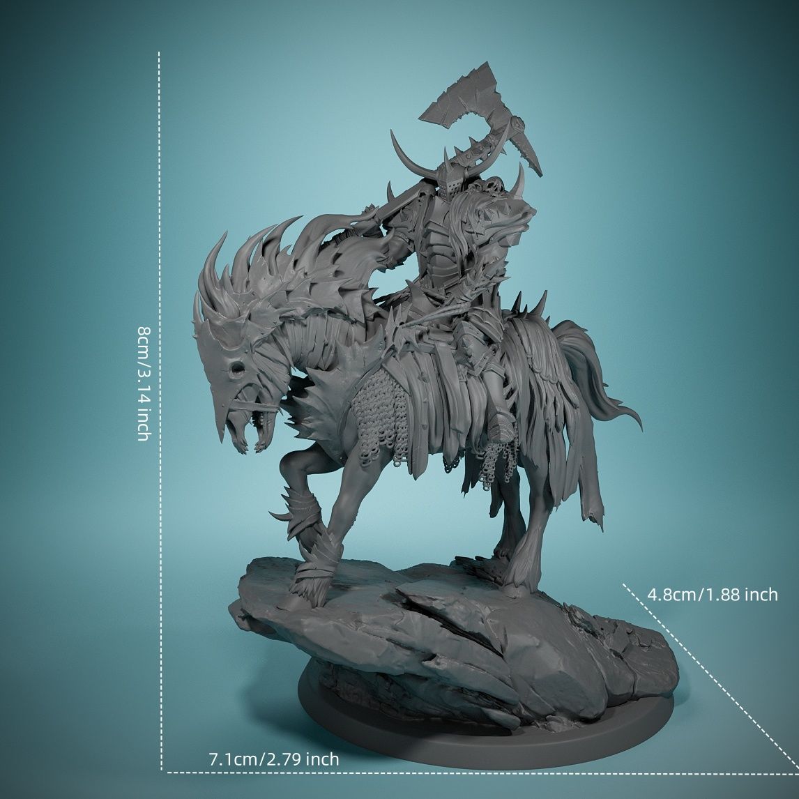 80mm Dark Night Death Horse Gi - Model Kit Horse recensione e prezzo