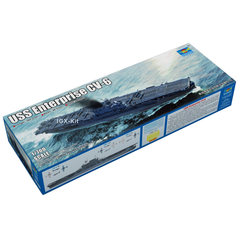 Trumpeter 06708 1/700 USS Ente - Model Kit Uss Enterprise recensione e prezzo