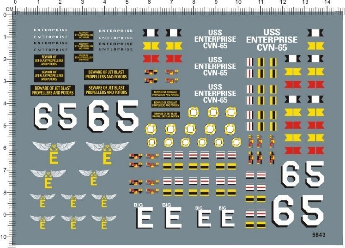 Decalcomania ad acqua per mode - Model Kit Uss Enterprise recensione e prezzo